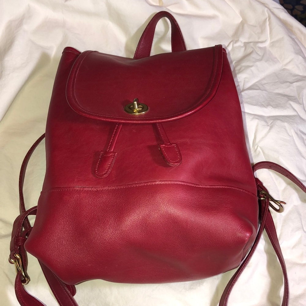 vintage coach backpack